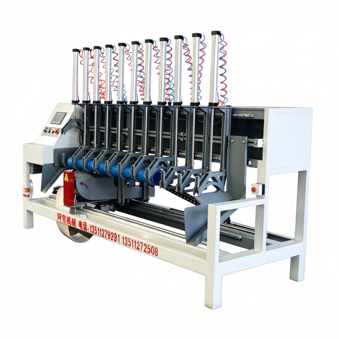 เครื่องตัดไม้เสียบแบบควบคุมด้วยตัวเลข, เครื่องตัดไม้เสียบอัตโนมัติ, เครื่องกำหนดความยาวไม้เสียบอัตโนมัติ